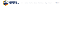 Tablet Screenshot of lifelongendurance.com